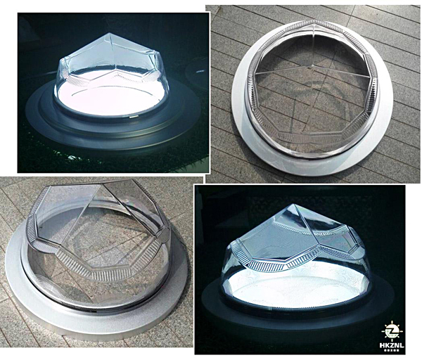 正能量科技钻石形采光罩图集