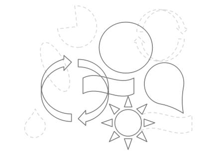 阳光、循环、绿色、科技因素构成正能量科技新LOGO图形联想